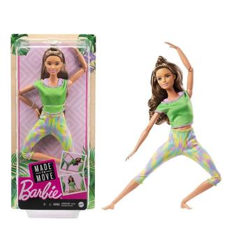 Barbie Made To Move Articulada Yoga Morena Gxf06 Mattel - Boneca Barbie -  Magazine Luiza