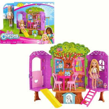 Boneca Barbie Chelsea Casa da Árvore 3+ HPL70 Mattel - Boneca Barbie ...