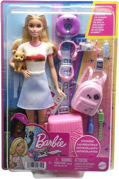 Boneca Barbie Malibu Cabeleireira Magica Com Pet Loira - Ri Happy