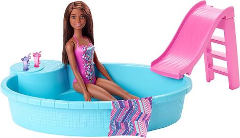 O que acharam da piscina rosa da Barbie? 💕 🎥, @brunabarbieoficial