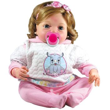 Boneca Bebê Reborn Loira Yasmin Com Enxoval Completo 46cm - Sid-Nyl -  Bonecas - Magazine Luiza