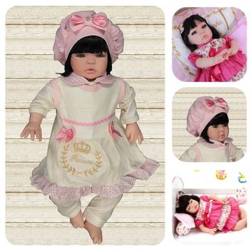 Boneca Bebe Reborn Realista Morena Boneca Kawaii + 23 Itens - Cegonha  Reborn Dolls - Bonecas - Magazine Luiza