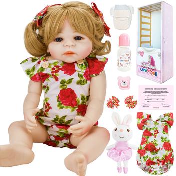 Bebê Reborn Realista Clarice - UniDoll