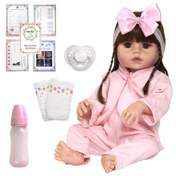 Boneca Bebê Reborn Recém Nascida Menina Com Vários Itens - Bebê Reborn Baby  - Bonecas - Magazine Luiza