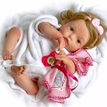 Boneca Realista Tipo Bebe Reborn Yasmin 1172 - Sid Nyl - Bonecas - Magazine  Luiza