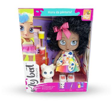 Boneca Bee Toys Layla Negra - RioMar Kennedy Online