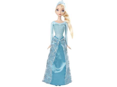 Boneca Frozen Disney Brilhante - Elsa - MP Brinquedos