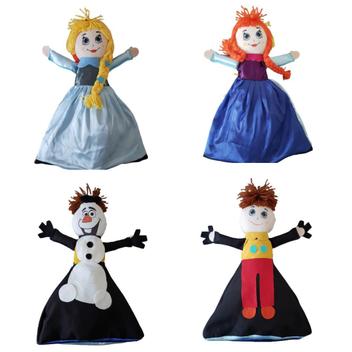 Frozen: Elsa, Anna e Olaf em uma única boneca - Alex Brinquedos