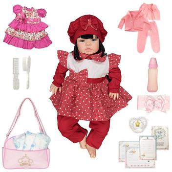 Boneca Bebe Reborn Realista Morena Boneca Kawaii + 23 Itens - Cegonha  Reborn Dolls - Bonecas - Magazine Luiza