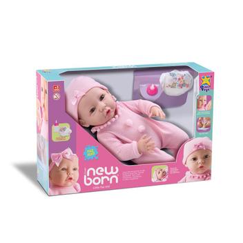 Boneca Mini Bebê Reborn New Born Banho - 8210 - Divertoys - Real Brinquedos