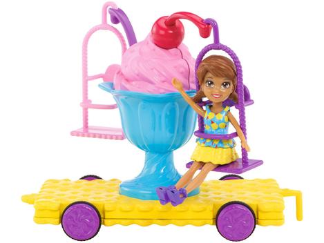 Polly Pocket Carro de Sorvete Pollyville - Mattel