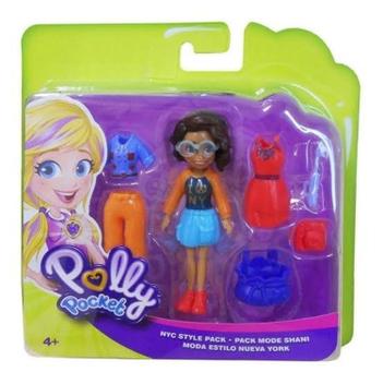 Polly Pocket Conjunto Fashion GDM01 Mattel Boneca Mini Acessórios