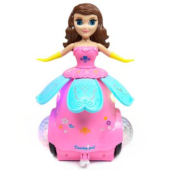 música princesa dançante - Luzes LED 3D dançando brinquedo menina  bailarina,Boneca princesa musical dançando anjo, brinquedo balé dos sonhos  giratório