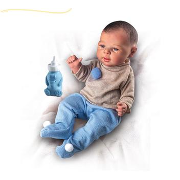 Boneca reborn bebe realista brinquedo com detalhes reais reborne cabelinho  desenhado kit mamadeira - Milk Brinquedos - Boneca Reborn - Magazine Luiza