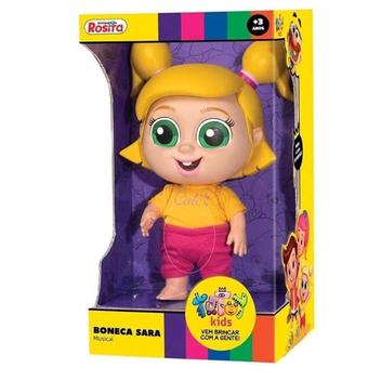 Boneca Sara Musical Totoykids Original Rosita Com Som Canta 3 Músicas  Desenho José Comilão 19cm Vinil Roupinha Tecido - Bonecas - Magazine Luiza