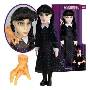 Boneca Vandinha Addams Mãozinha Wandinha Articulada Vinil - NovaBrink ...