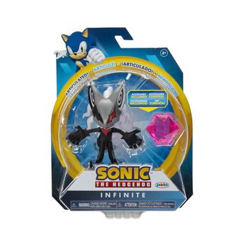 Boneco Articulado Infinite de 12cm com Acessório - Sonic - Bonecos