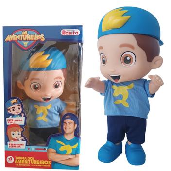 Boneco Aventureiro Azul do Luccas Neto 100% de Vinil Articulado SEM SOM ...