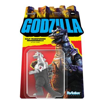 99.9、99.9 II &THE MOVIE 3枚セット Boneco de ação Super7 Toho Godzilla Half-Transformed Mechagodzilla