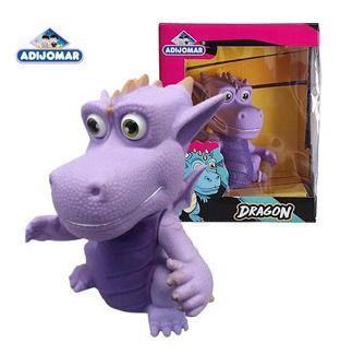 Boneco Dinossauro Dragão Miniatura Roxo - Adijomar Brinquedos - Bonecos ...