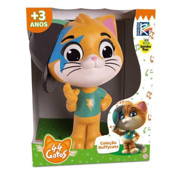 Boneco Gato Lampo Desenho Animado 44 Gatos Em Vinil 26cm - Samba Toys -  Bonecos - Magazine Luiza