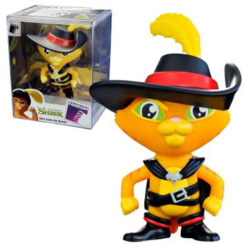 Boneco Gato De Botas Colecionável Fandom Box 063 Shrek Dreamworks Líder ...