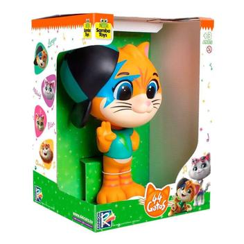 Boneco Gato Lampo Desenho Animado 44 Gatos Em Vinil 26cm - Samba Toys -  Bonecos - Magazine Luiza