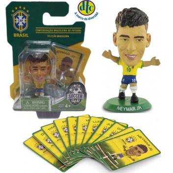 Boneco em plástico do Neymar Jr - Seleção Brasileira de