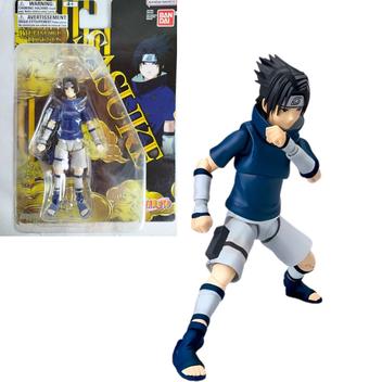 BONECO NARUTO SASUKE ARTICULADO Bandai 12CM F0136-4A Fun - Bonecos ...