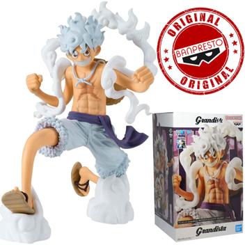 ワンピースGrandista-MONKEY.D.LUFFY GEAR5-ニカ Boneco One Piece Monkey D. Luffy Gear5 Nika Grandista Bandai