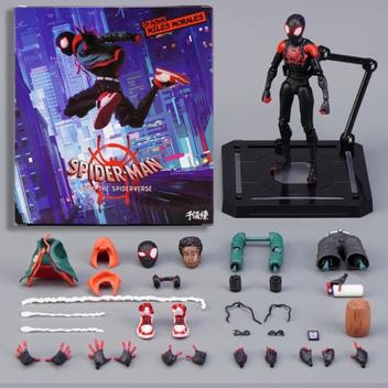 Boneco Premium Marvel - Homem Aranha Miles Morales 14cm Articulado com ...