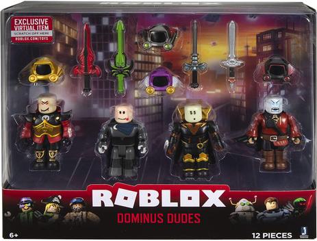 Bonecos Roblox Pack Golden 4 Figuras - Código Virtual Sunny