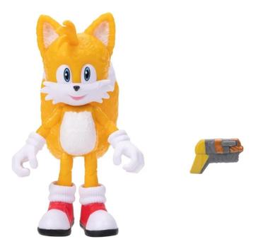 Boneco Tails 11cm Sonic Figura Colecionável Filme