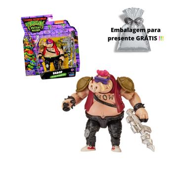 Boneco Tartarugas Ninja Caos Mutante Bebop - Sunny - Bonecos