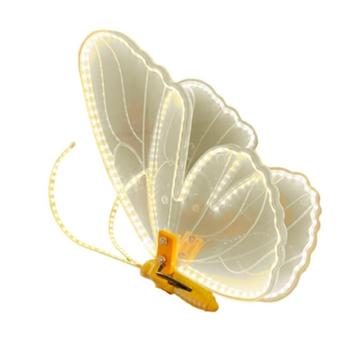 Borboleta de LED para Decoração com Movimento - 40cm - 1 unidade ...