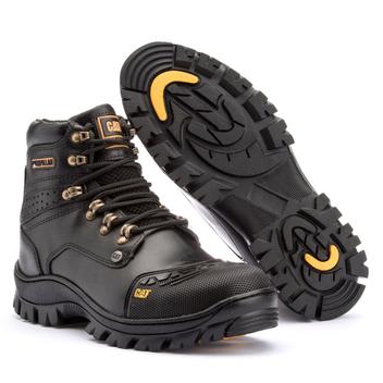 Bota Coturno Adventure em Couro Caterpillar Trivalle Shoes Masculina