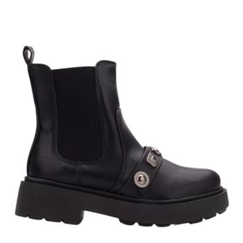 Bota Feminina Sua Cia Ana Castela Cano Baixo Preta - 8307 - Bota ...