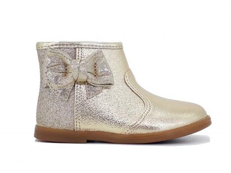 Bota infantil sale dourada