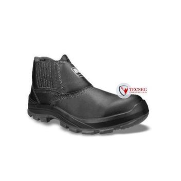 Botina Segurança Elástico Eletricista Microfibra Bico Composite Preta  BELM1600 CA 38530 - Bracol - Sapato de Segurança - Magazine Luiza