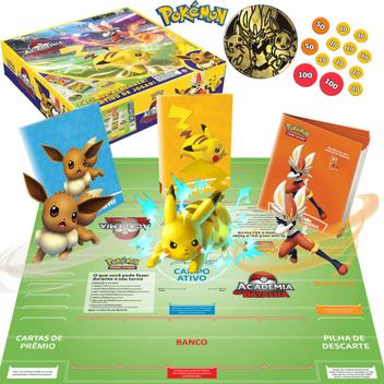 Pokemon Box Academia de Batalha Português Copag - Two Head Games