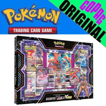 Box Jogo Cartas Pokémon Coleção Deoxys VMax Astro Tcg Copag em Promoção na  Americanas