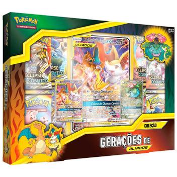 アナザヘヴン eclipse BOXセット Box Pokémon Geração de Aliados Charizard e Braixen - Copag - Deck