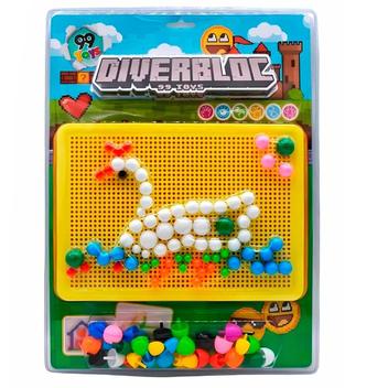 Brinquedo Bloco De Montar Diverbloc Peças Coloridas 99Toys - 99 Toys ...