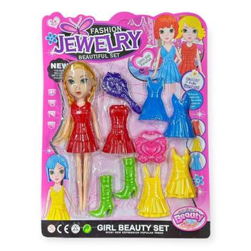 Brinquedo Boneca Moda Fashion Jewelry 11 Peças - Vencedor - Bonecas ...