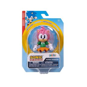 Boneco Sonic the Hedgehog Articulado Super Shadow Candide 3402 em