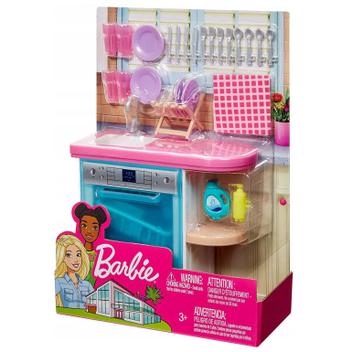 Brinquedo Casa Da Barbie Moveis Para Louça E Cozinha Fxg41 - Mattel ...