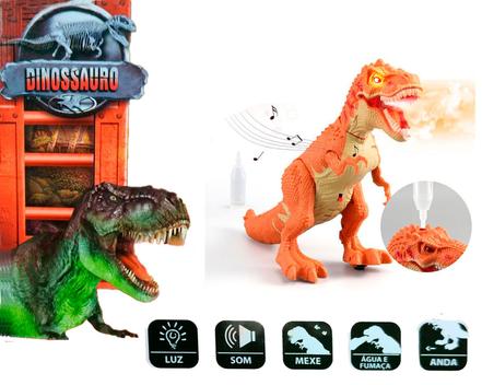 Dinossauro Fumaça Cinza FUN Game – Starhouse Mega Store