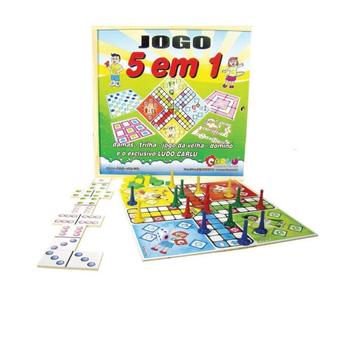 Jogo de Ludo Carlu Brinquedos