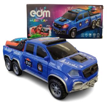 Brinquedo Infantil Carrinho Que Toca Musica Emite Som Gira 360 Graus ...