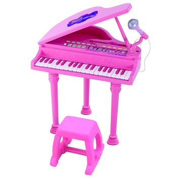 PIANO SINFONIA INFANTIL 32 TECLAS INSTRUMENTO ESTILO PROFISSIONAL MUSICAL  BRINQUEDO COM GRAVADOR